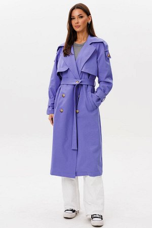 Плащ Плащ Kivviwear 431101 Лаванда 
Состав: ПЭ-26%; Хлопок-72%; Эластан-2%;
Сезон: Лето
Рост: 170

Удлиненный жакет плащевого типа из премиального джинса Tiffany идеальный синтез классической элегант