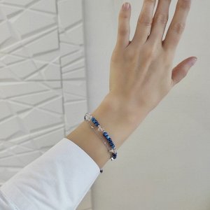 Браслет с синим гематитом
