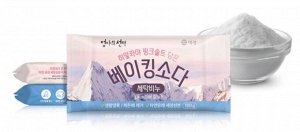 Мыло хозяйств с розовой солью и пищевой содой Mom's Choice Pink Salt laundry soap baking soda 180г