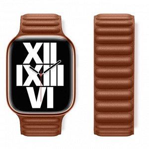 IWatch WA23
Магнитный ремешок-цепочка из натуральной кожи оригинальной серии (38/40/41/42 мм)