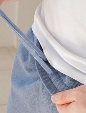 Шорты из эластичного футера