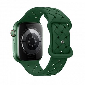 IWatch WA16
Силиконовый ремешок с однотонным рисунком из бамбука гибкой серии (38/40/41/42 мм)