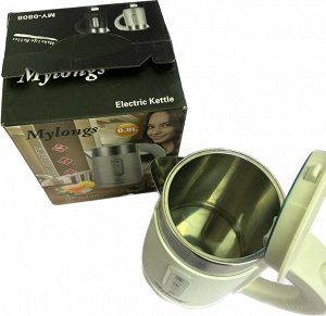 Электрический пластиковый чайник Mylongs 0,8 л