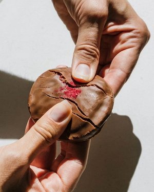 Овсяное печенье с малиновым джемом, 35 г Без глютена Raw to go
