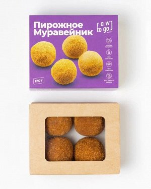 Пирожное "Муравейник" Без глютена, Raw to go