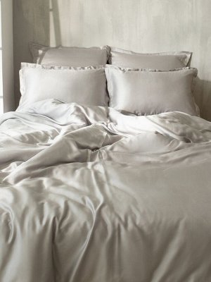 Пододеяльник SL Home Tencel 150*220 см , цв. светло-серый