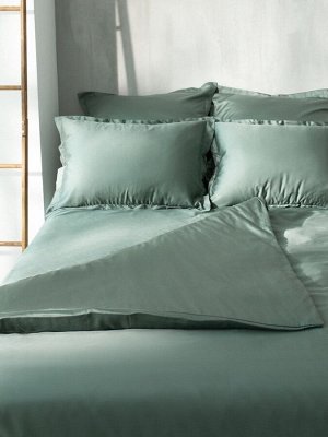 Пододеяльник SL Home Tencel 180*220 см , цв. оливковый