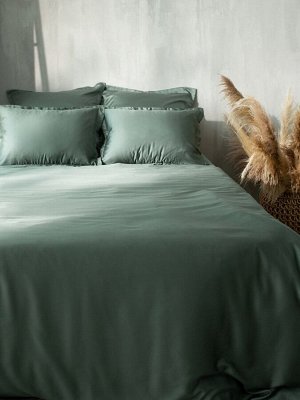 Пододеяльник SL Home Tencel 180*220 см , цв. оливковый