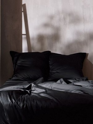 Пододеяльник SL Home Tencel 180*220 см , цв. чёрный
