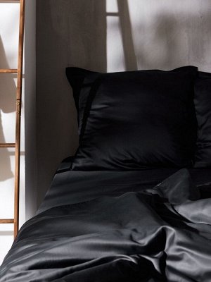 Пододеяльник SL Home Tencel 180*220 см , цв. чёрный