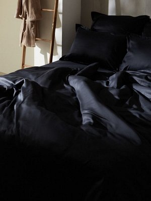 Пододеяльник SL Home Tencel 180*220 см , цв. чёрный