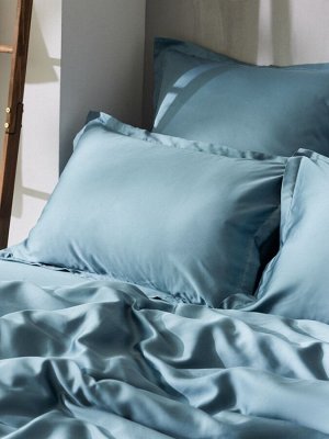 Пододеяльник SL Home Tencel 180*220 см , цв. серо-голубой