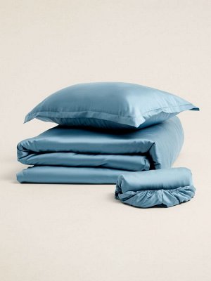 Пододеяльник SL Home Tencel 180*220 см , цв. серо-голубой