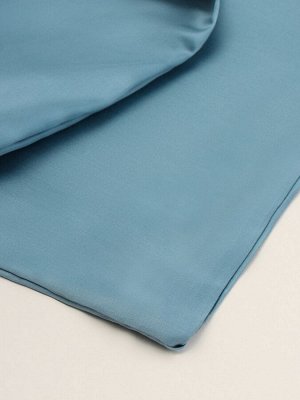 Пододеяльник SL Home Tencel 180*220 см , цв. серо-голубой