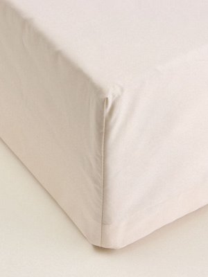 Простыня на резинке 300ТС SL Home Nude 200x200+30 см, сатин, 100% хлопок