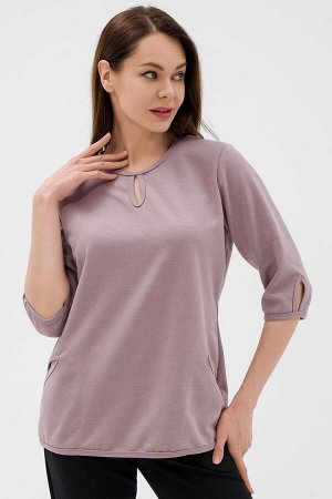 Кофта женская из коттон фита Анфиса кофе