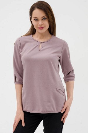 Кофта женская из коттон фита Анфиса кофе