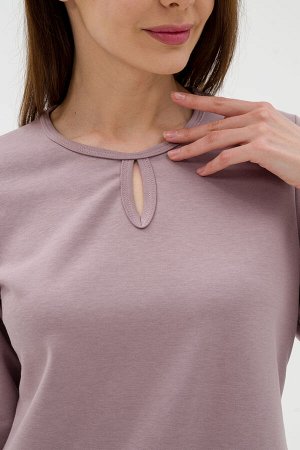 Кофта женская из коттон фита Анфиса кофе