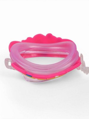 Очки для плавания детские ONLYTOP Swim «Русалка», беруши, цвет розовый