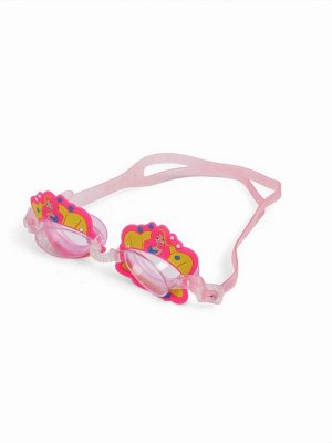 Очки для плавания детские ONLYTOP Swim «Русалка», беруши, цвет розовый
