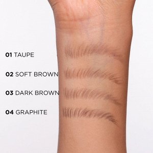 Карандаш для бровей водостойкий BROW Pencil MICRO Precise №03 Dark brown