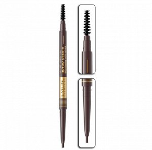 Карандаш для бровей водостойкий BROW Pencil MICRO Precise №03 Dark brown