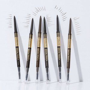 Карандаш для бровей водостойкий BROW Pencil MICRO Precise №03 Dark brown