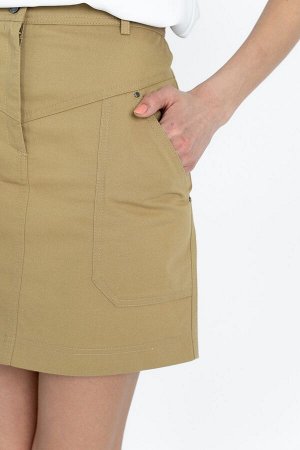 Юбка SK 21-6042 0,45 желтовато-коричневый