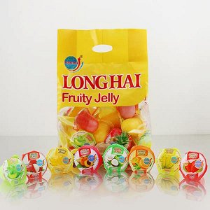 Long Hai Jellyfish Company Фруктовое желе ассорти Long Hai 16 шт