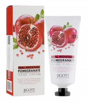 Крем для рук увлажняющий с экстрактом граната Jigott Real Moisture 100мл