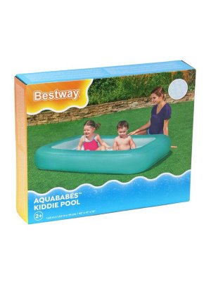 Бассейн надувной Bestway 51115, 165x104x25 см, с надувным дном, от 2 лет