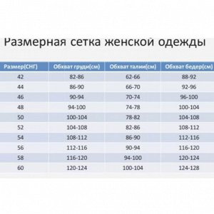 Размерная сетка