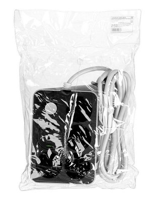 Удлинитель 4 розетки, 2м, 1300 Вт, 3х0.75 мм2, 2 USB-A,+USB-C, 2.1А, c з/к, с выкл.   10534173