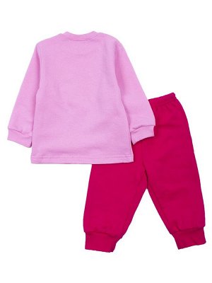 Комплект с начесом для девочки: кофточка и штанишки