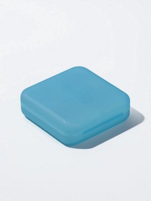 Таблетница, 4 секции, 6x6x2 см, съёмные секции, МИКС