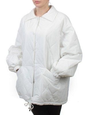 H24-213 WHITE Куртка демисезонная женская (100 гр. синтепон)
