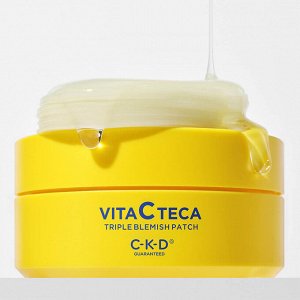 Осветляющие патчи для глаз с витамином 60шт С CKD Vita C Teca Triple Blemish Patch