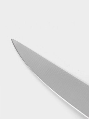 Нож кухонный обвалочный Sharp, лезвие 15.2 см, нержавеющая сталь, чёрная ручка