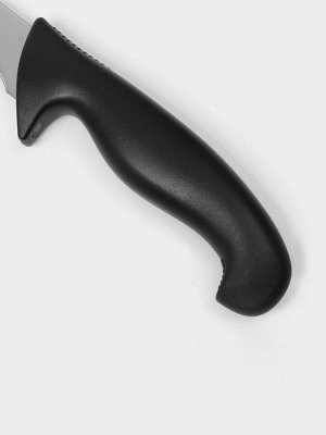 Нож кухонный обвалочный Sharp, лезвие 15.2 см, нержавеющая сталь, чёрная ручка