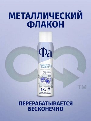 ФА Женский Антиперспирант-спрей "Защита & Комфорт: Аромат Сирени и лепестков розы" 150 мл