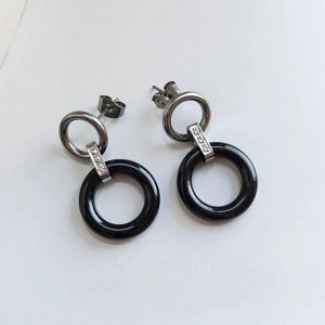 Серьги   из стали