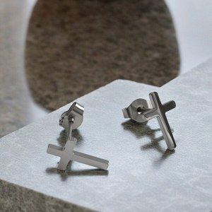 Серьги   из стали