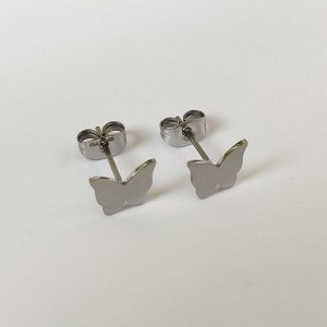 Серьги  из стали
