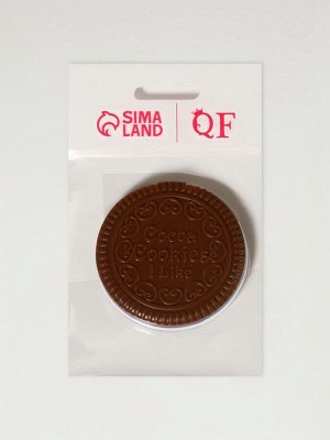 Зеркало складное «Шоколадное чудо», с расчёской, d=6.6 см, МИКС