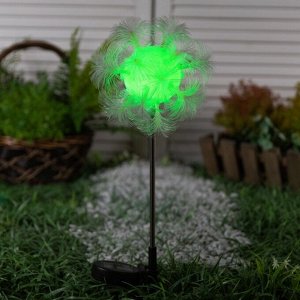 Luazon Lighting Садовый светильник «Клубок», уличный, на солнечной батарее, 70 см, 1 LED, свечение мульти