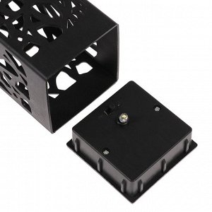 Садовый светильник «Ажурный», уличный, на солнечной батарее, 6x29x6 см, 1 LED, свечение белое