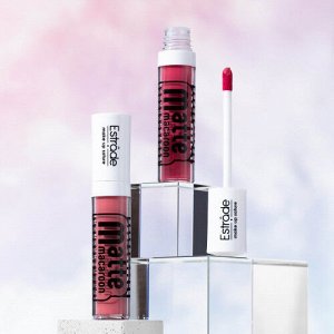 Estrade жидкая стойкая помада MATTE MACAROON №74 птифур (сиящий лиловый) 5мл