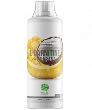 L-карнитин с гуараной Nature Foods L-Carnitine+Guarana - 500 мл