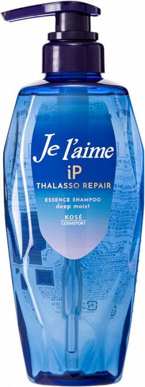 Увлажняющий восстанавливающий шампунь с аминокислотами Kose Je l'aime iP Thalasso Repair Essence Shampoo