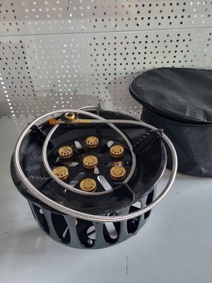 Газовая плита в черном чехле М702/М072